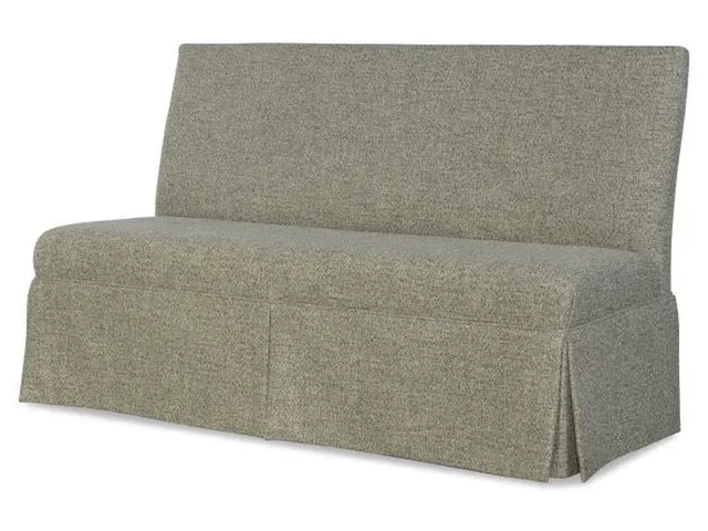 Layla 58 To 71 Skirted Armless Banquette