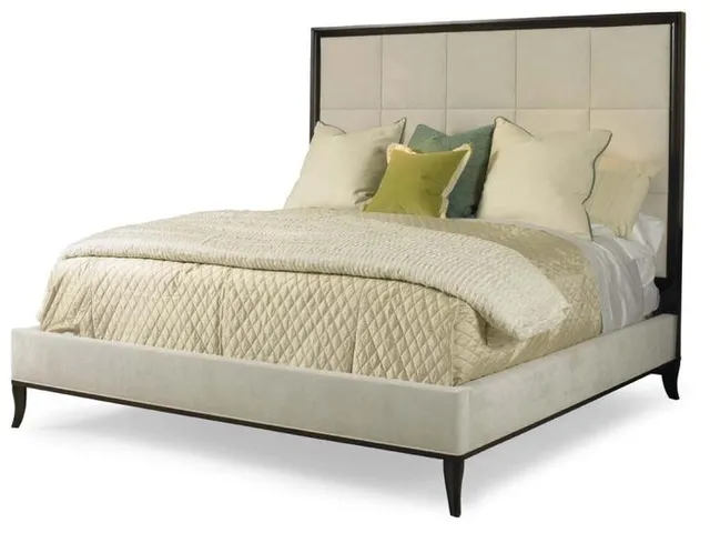 Tribeca Uph Tall Headboard (Block) Bed - California King 6/0