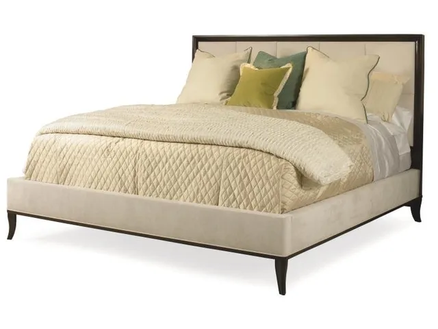 Tribeca Uph Low Headboard (Block) Bed - Queen 5/0