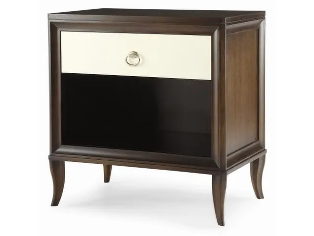 Tribeca Single Drawer Nightstand - Tribeca/Cream