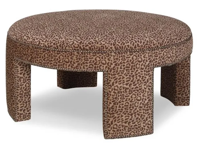 Durant Large Round Ottoman