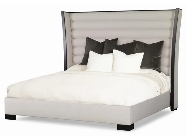 Mesa Crescent Bed With Channel Uph Headboard. King Size 6/6