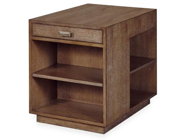 Mesa Barlett Side Table - Napa Cerused