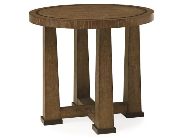 Mesa Aspen Lamp Table - Napa Cerused/Melange