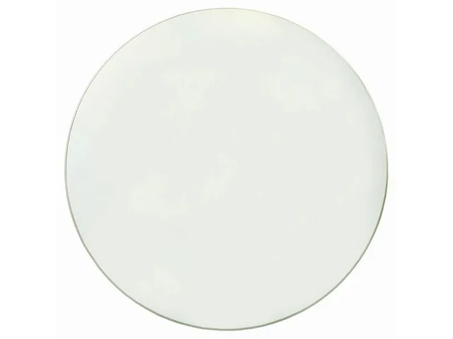 Details 48 Round 1/2 Tempered Glass Top With Flat Edge