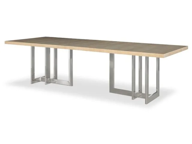 Milan Oak Dining Table - Blonde Cerused