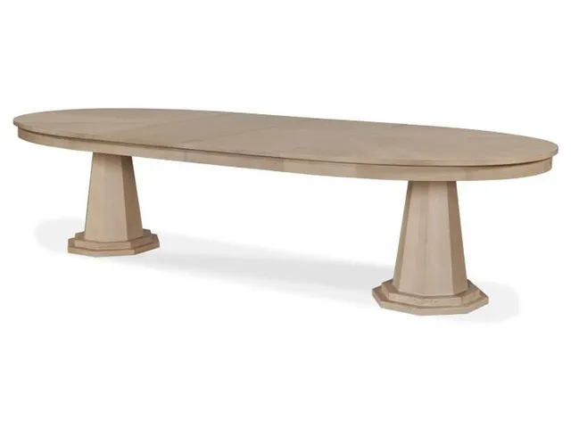 Maison '47 Oval Dining Table - Blonde Cerused