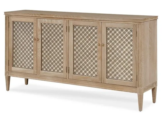 Maison '47 Mesh Front Sideboard - Blonde Cerused