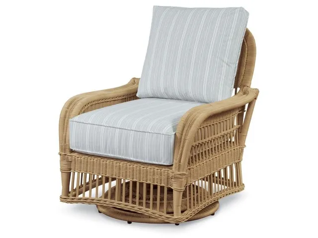 Mainland Wicker Swivel Lounge Chair