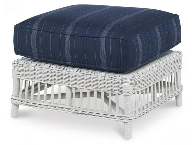 Mainland Wicker Ottoman