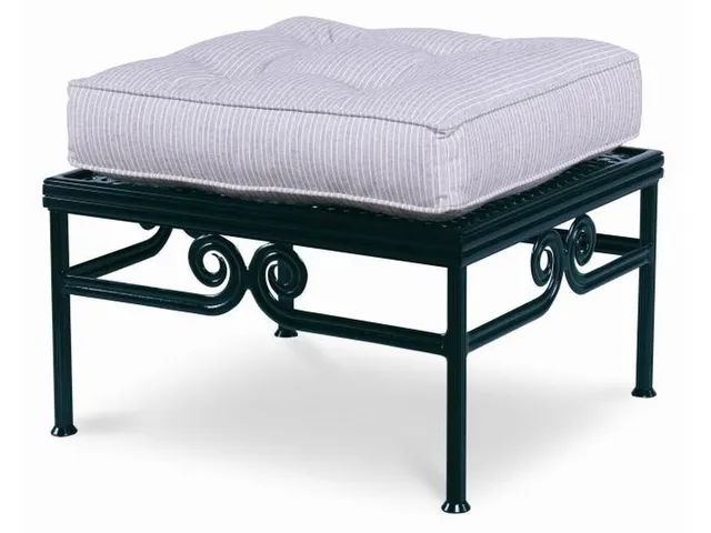 Augustine Metal Ottoman