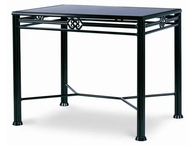 Augustine Metal Server With Tempered Glass