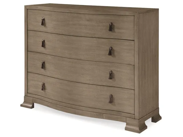 Frasier Serpentine Master Chest - Greige