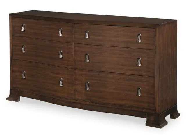 Frasier Serpentine Dresser - Brunette