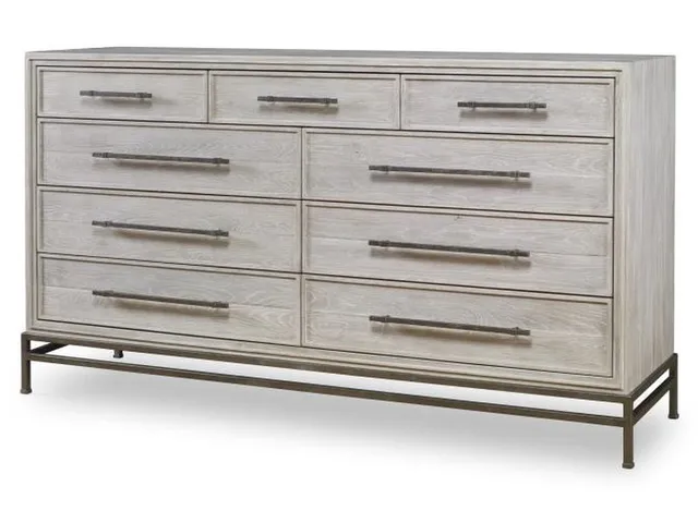 Benton Dresser - White Rustic