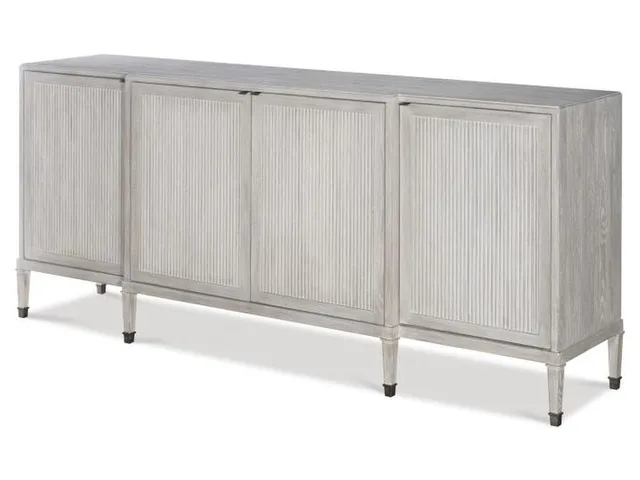 Peyton Credenza - White Rustic