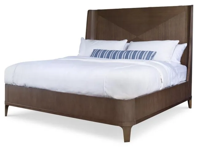 Bowery Place Bed - Queen 5/0 - Bowery Cerused