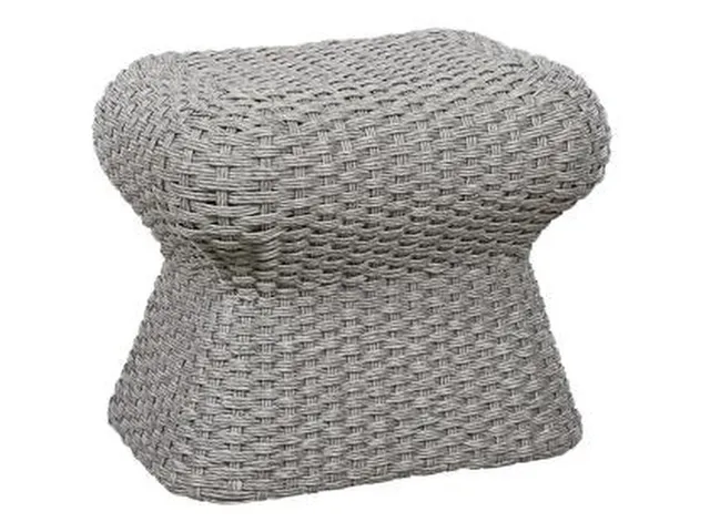 Warren Outdoor Ottoman - Grey