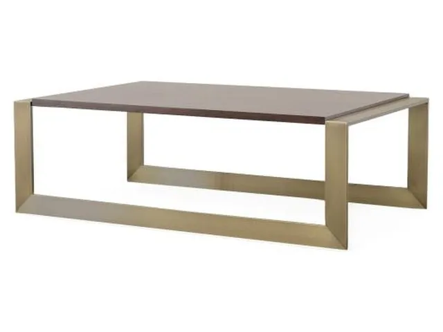 Compositions Cocktail Table - Walnut