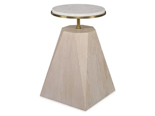 Cadence Accent Table - Sand Cerused