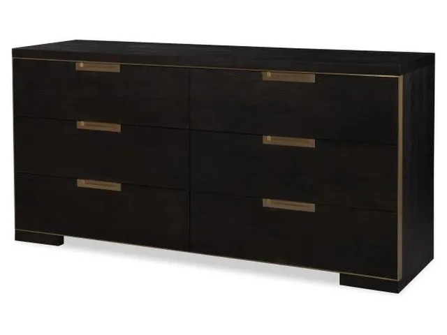 Cadence Six Drawer Dresser - Mocha