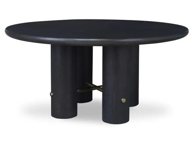 Cadence Round 64" Dining Table - Mocha
