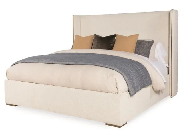 Cadence Upholstered Wing Bed - King 6/6