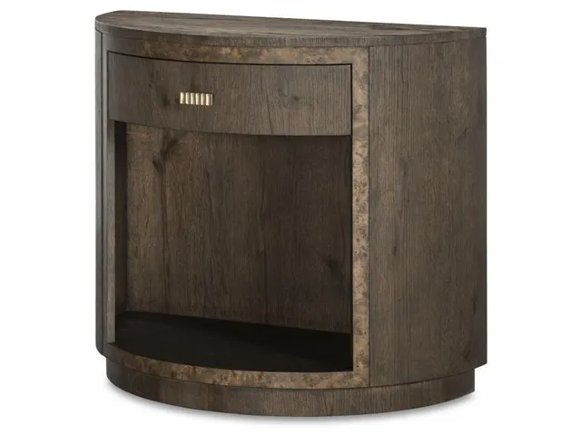 Monterey Demilune Nightstand - Hawthorne Dark