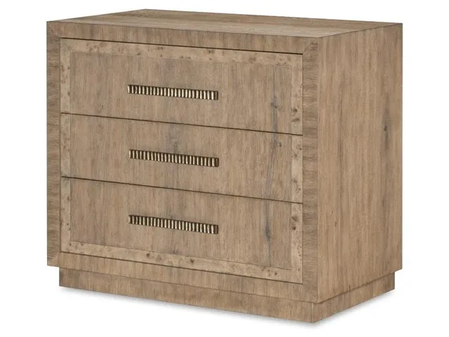 Monterey Three Drawer Nightstand - Hawthorne Light