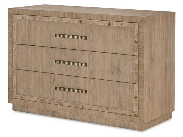 Monterey Three Drawer Chest - Hawthorne Light