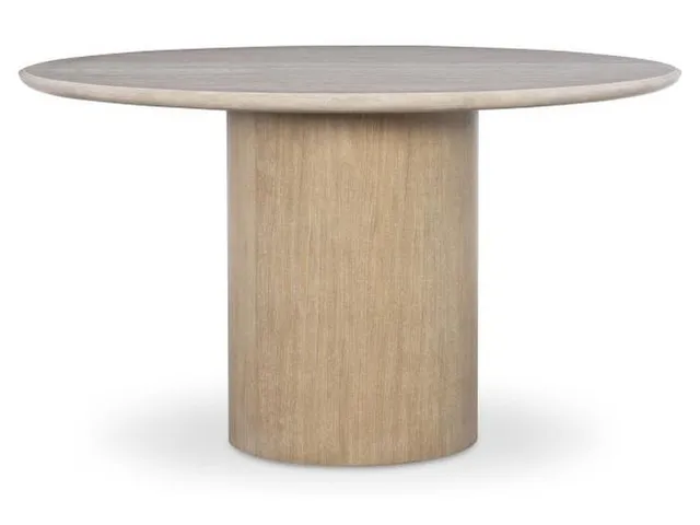Erosion 52 Round Dining Table - Sahara