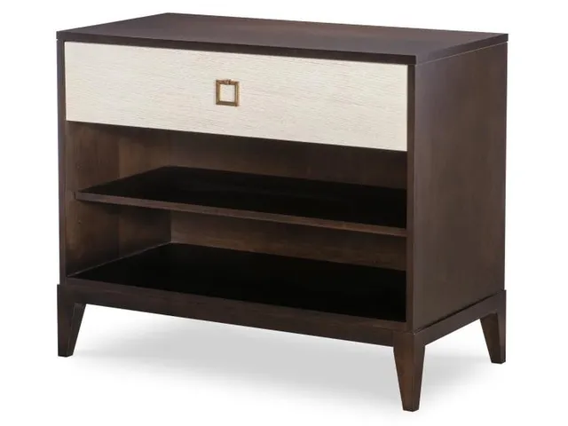 Stocked Details Single Drawer Large Nightstand