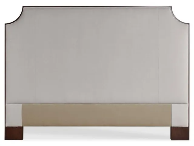 Details Burbank Wood Trim Uph Headboard - King 6/6 - California King 6/0