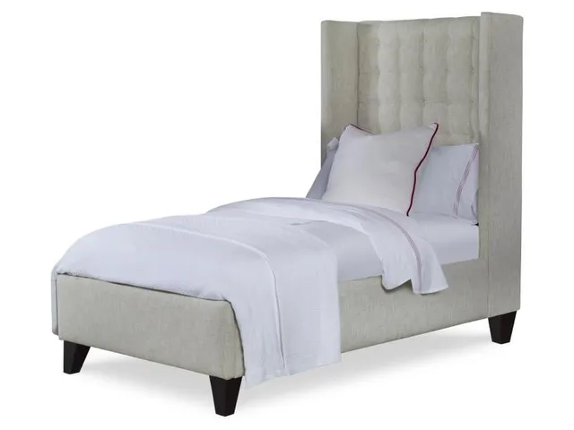 Details Fully Uph Wing Medium H.B. Bed - Twin 3/3