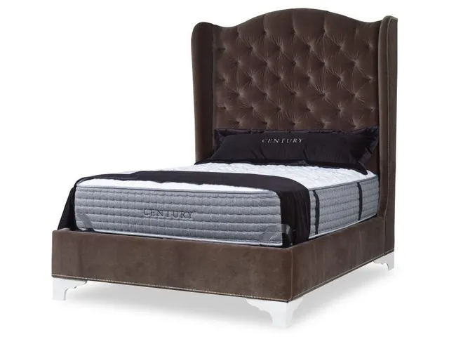 Details Fully Uph Wing Tall H.B. Bed - Queen 5/0