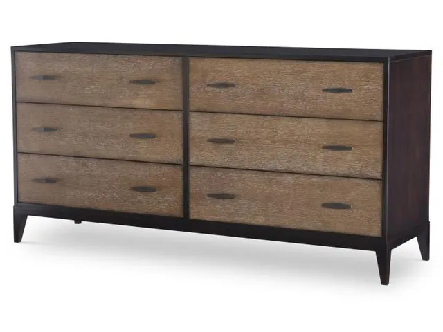 Details I Six Drawer Low Dresser