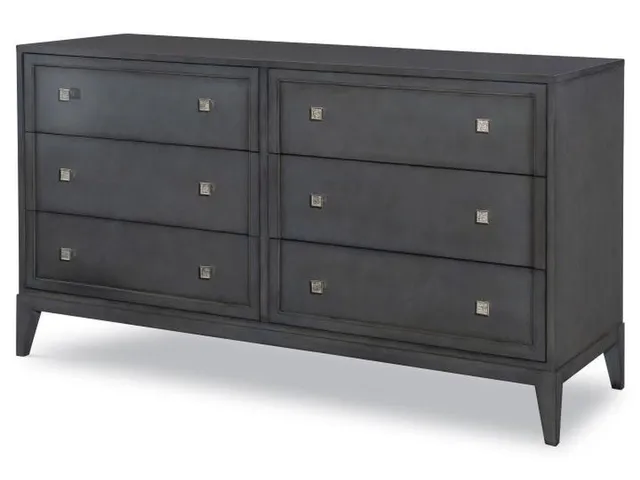 Details I Six Drawer Low Dresser