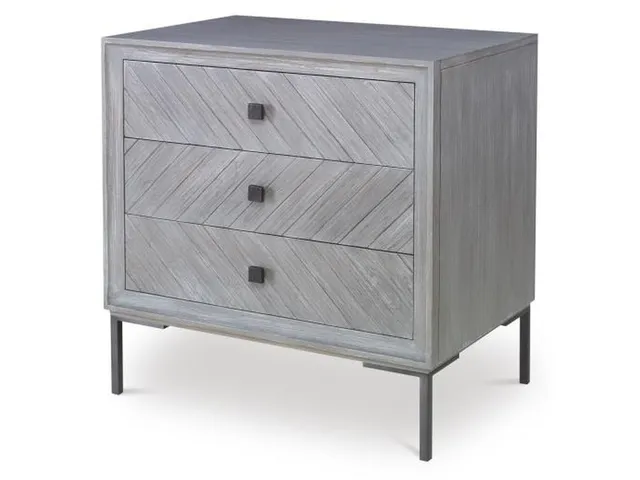 Details Ii Three Drawer Small Nightstand