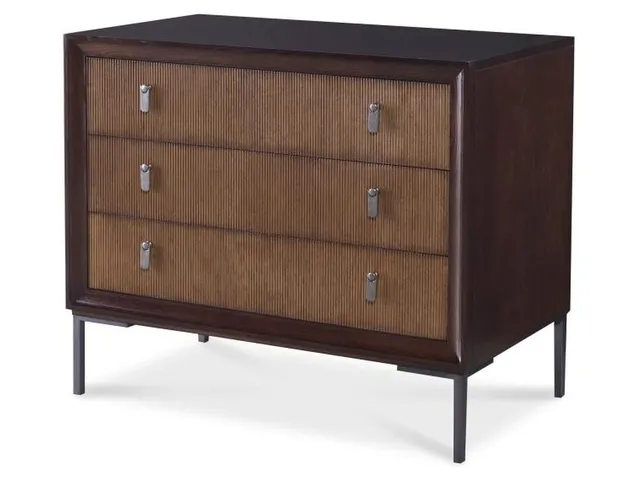 Details Ii Three Drawer Large Nightstand