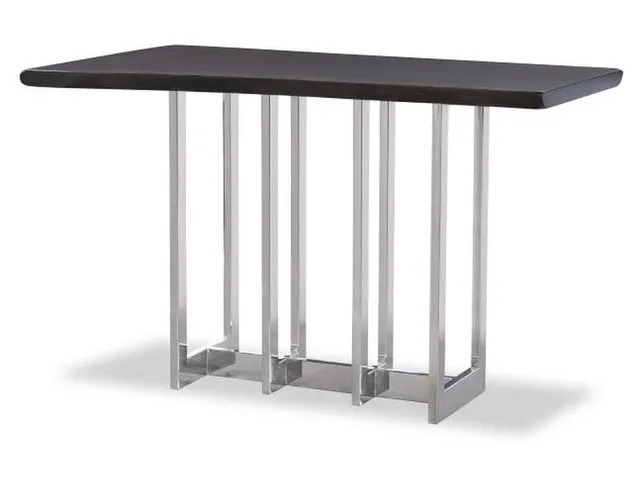 54 Guan Slab Console-Polished Nickel Base