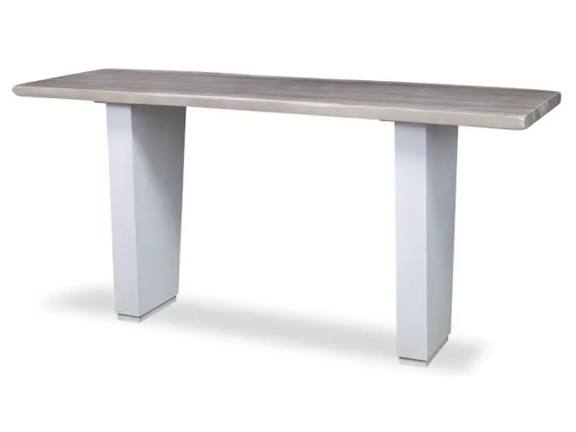 54 Guan Slab Console-Veneered Maple Base