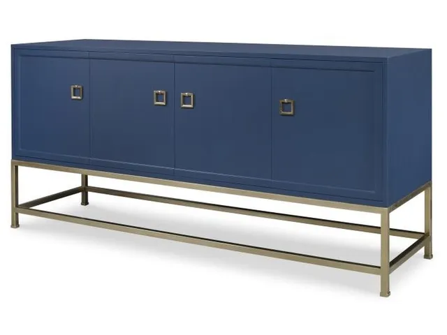 Details I Four Door Tall Media Console
