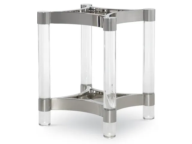 Details Acrylic And Metal Dining Table Base For Glass Top