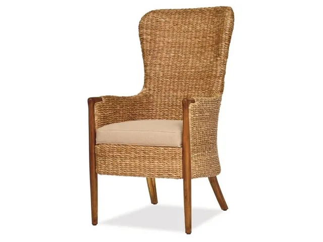 Seagrass Dining Chair-Flax