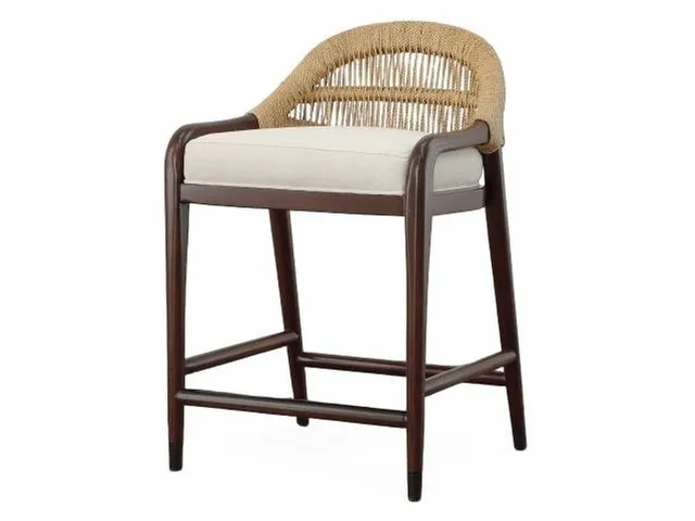 Low Back Counter Stool - Flax