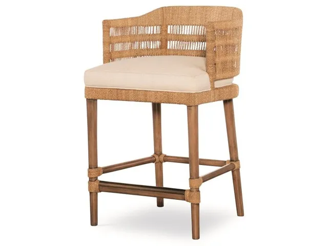 Boca Counter Stool - Natural/Flax