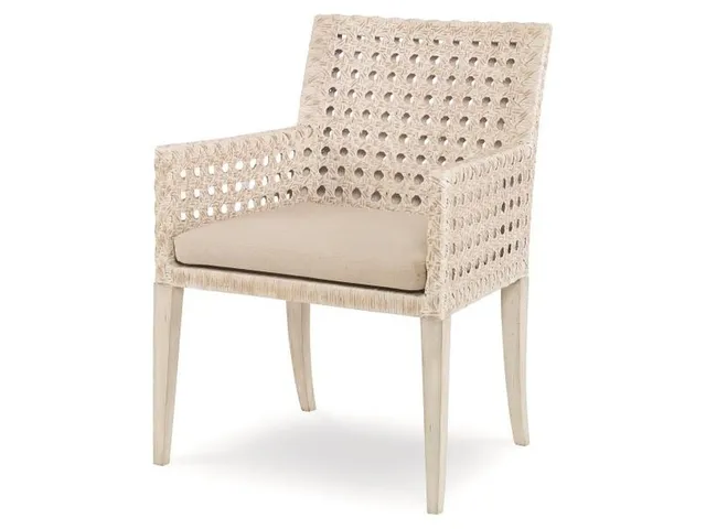 Litchfield Arm Chair-Peninsula/Flax