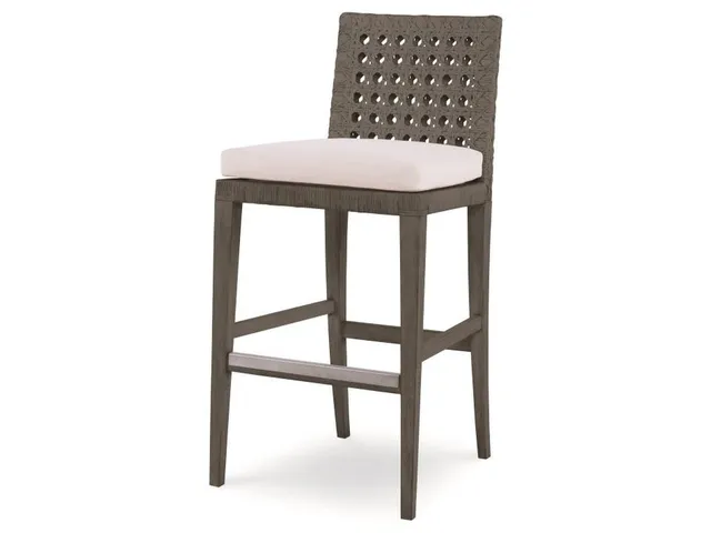 Litchfield Bar Stool-Mink Grey/Flax