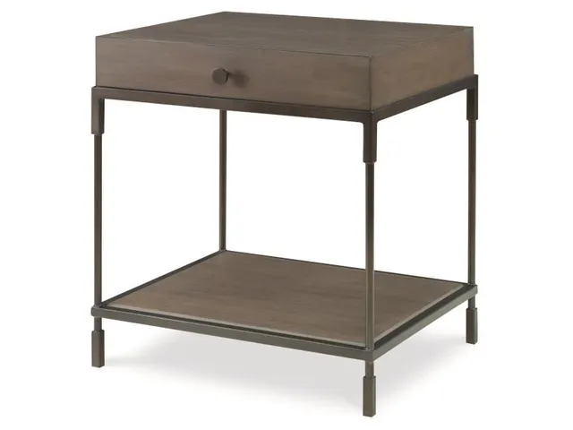 Westport End Table-Mink Grey