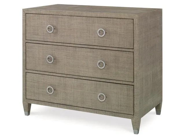 Charleston 3 Drawer Chest-French Grey